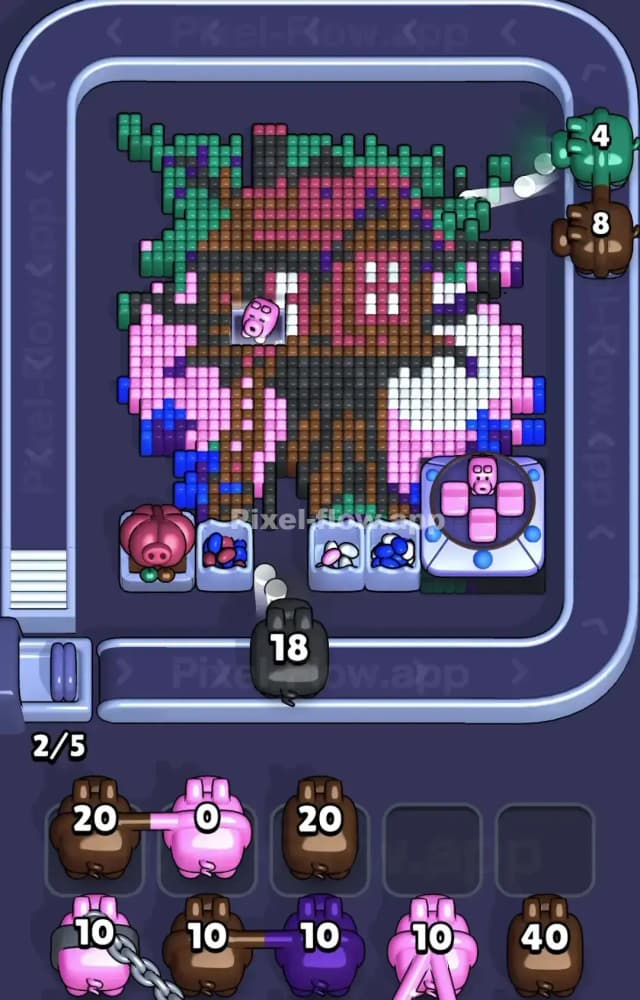 Pixel Flow Level 1290 Solution 1