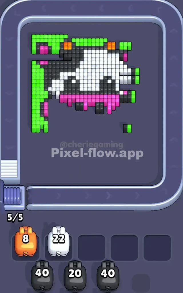Pixel Flow Level 113 Solution 2