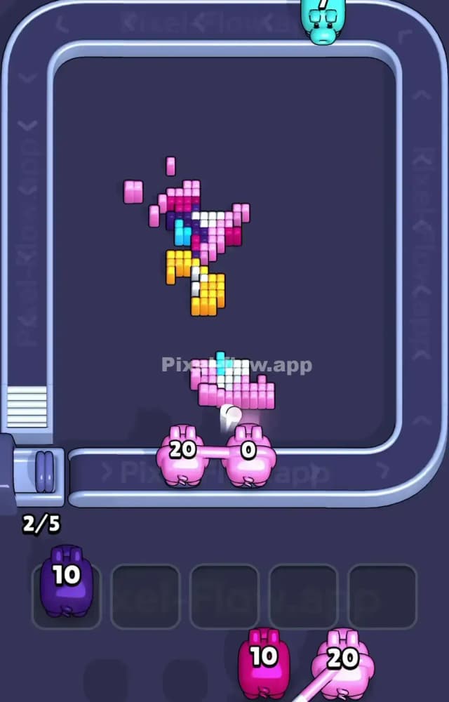 Pixel Flow Level 1244 Solution 3