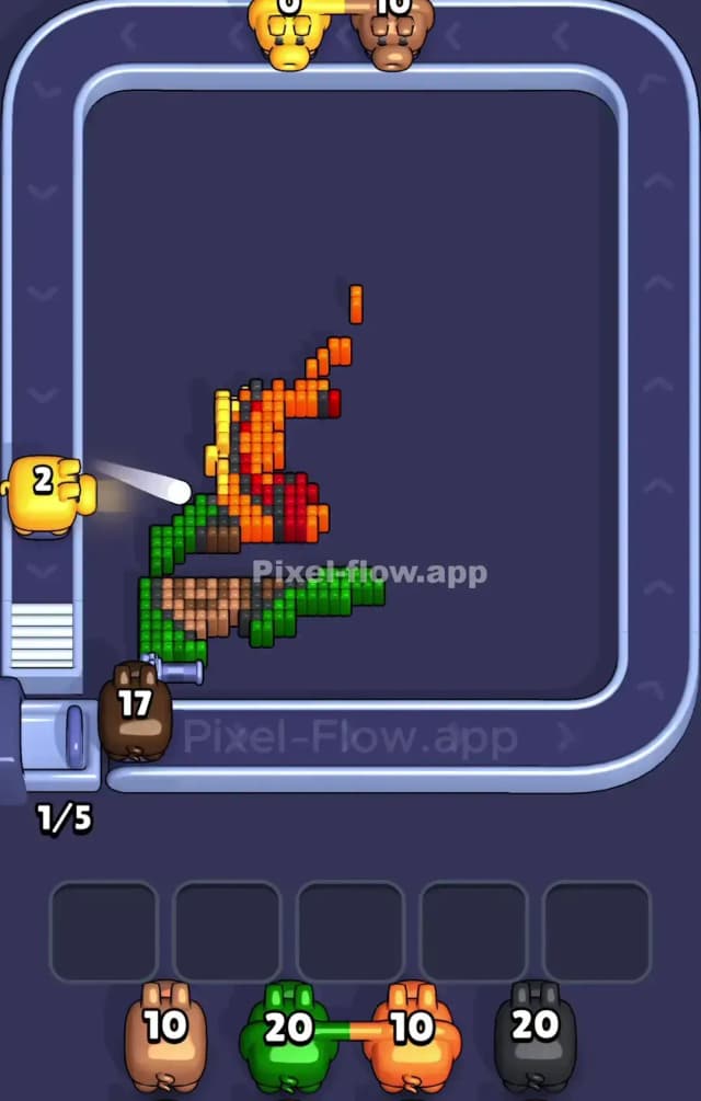 Pixel Flow Level 793 Solution 3