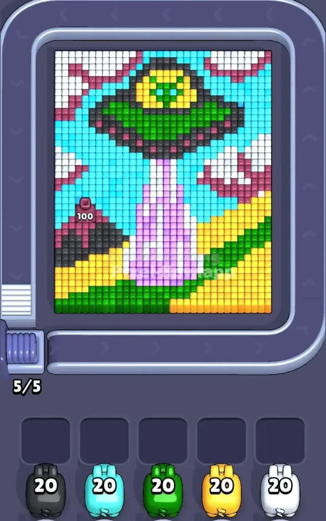 Pixel Flow Level 640 Gameplay