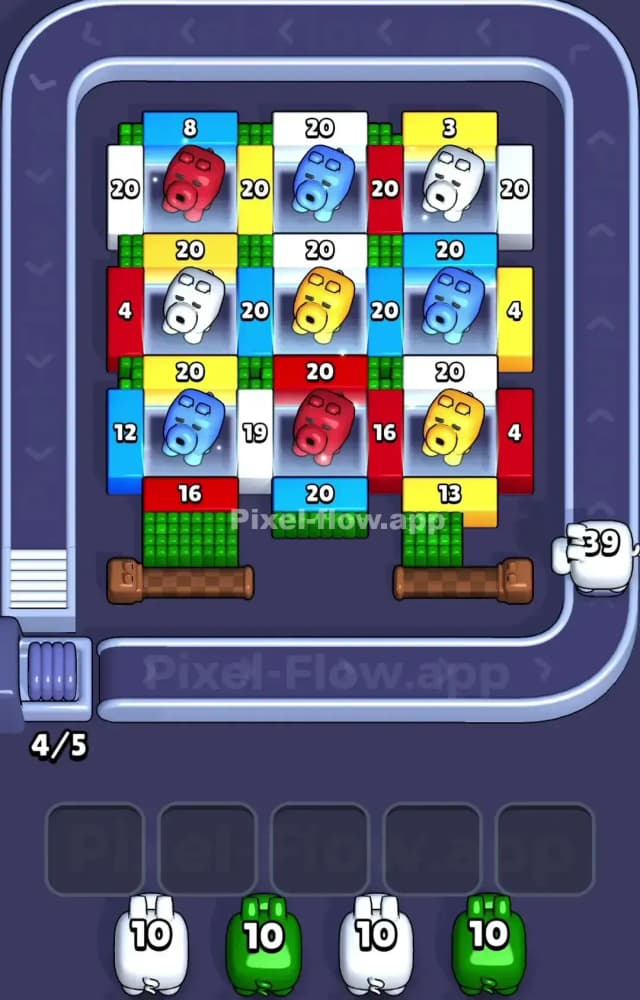 Pixel Flow Level 1011 Solution 2