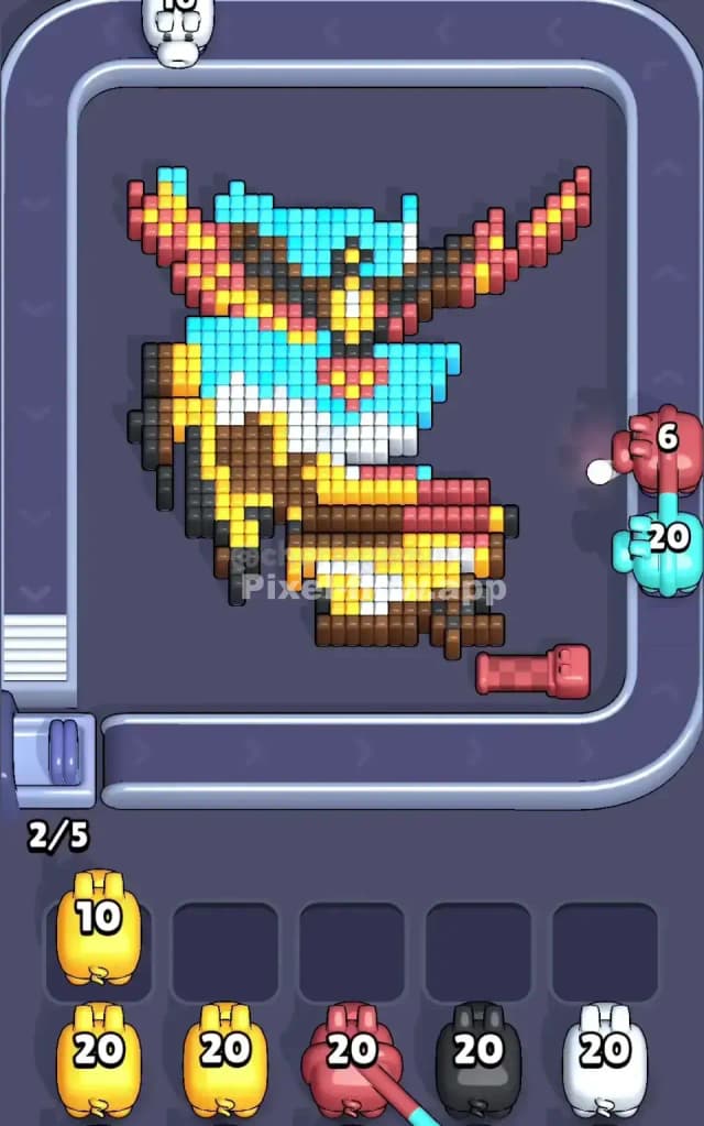 Pixel Flow Level 576 Solution 2