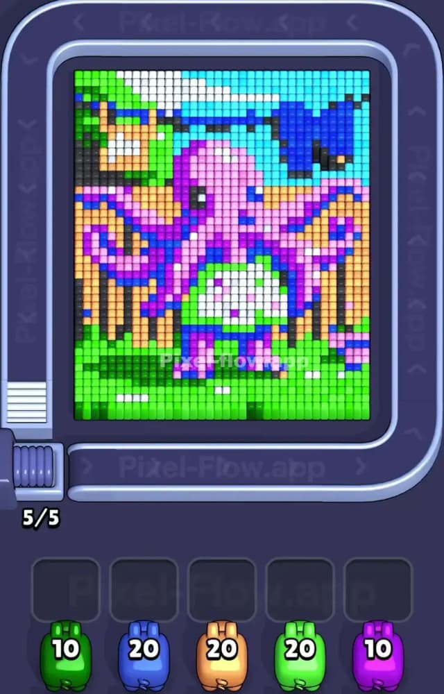 Pixel Flow Level 1382 Gameplay