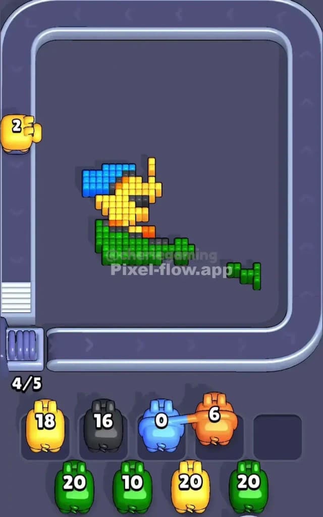 Pixel Flow Level 631 Solution 3