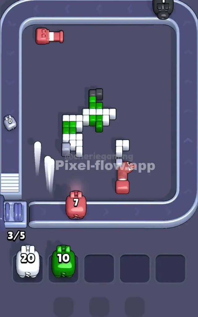 Pixel Flow Level 131 Solution 3