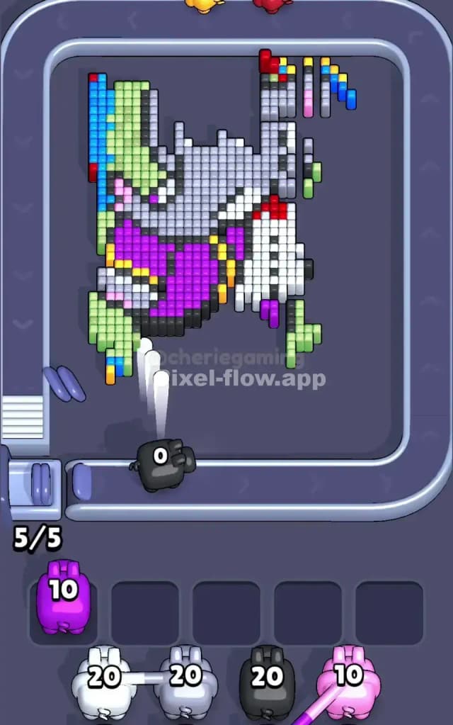 Pixel Flow Level 467 Solution 2