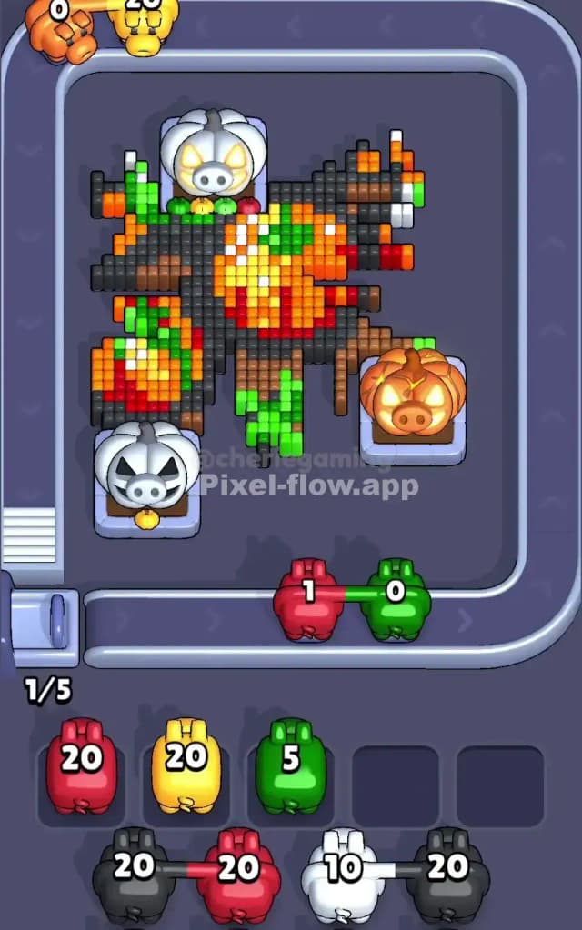 Pixel Flow Level 709 Solution 2