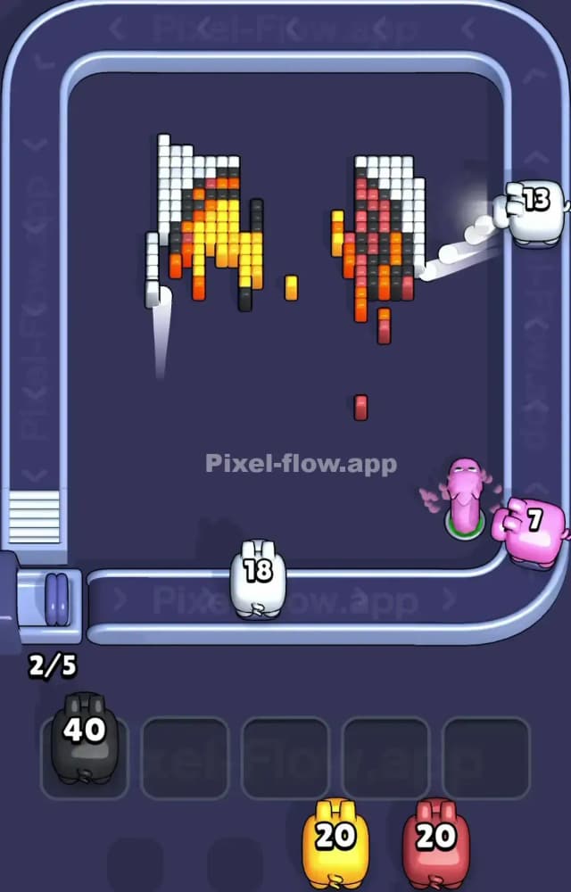 Pixel Flow Level 1229 Solution 3