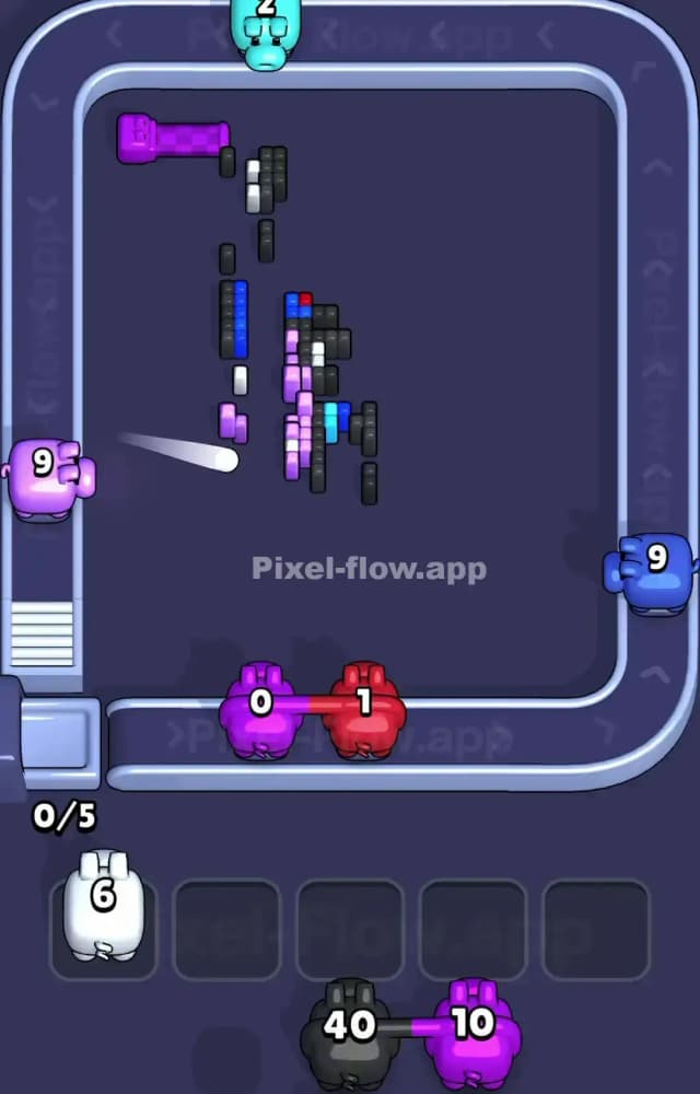 Pixel Flow Level 1302 Solution 3