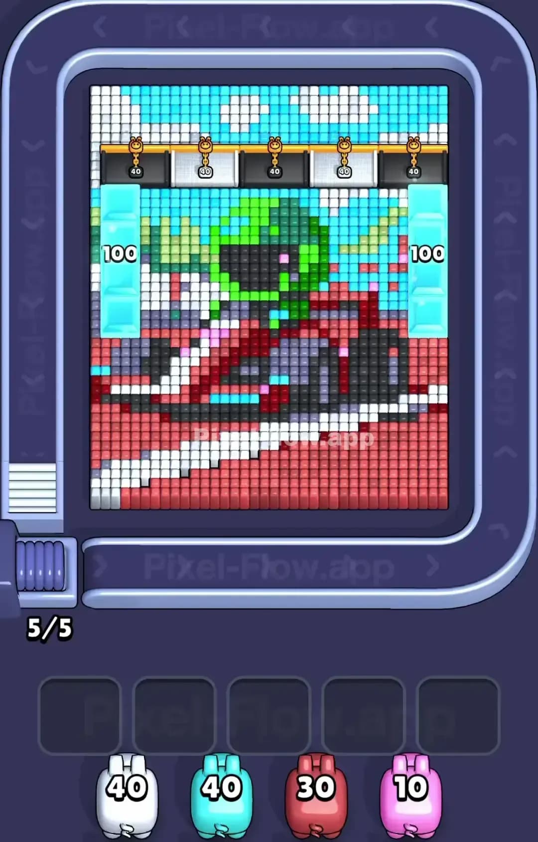 Pixel Flow Level 1587 Screenshot