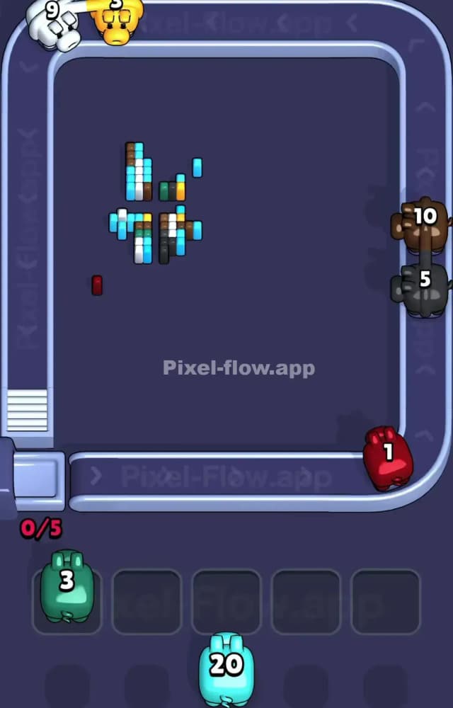 Pixel Flow Level 1180 Solution 3