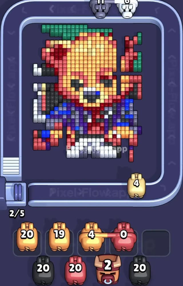 Pixel Flow Level 1340 Solution 1