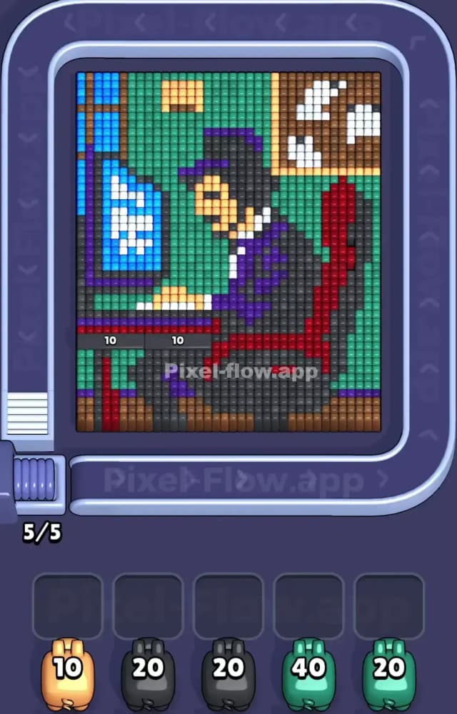 Pixel Flow Level 1054 Gameplay