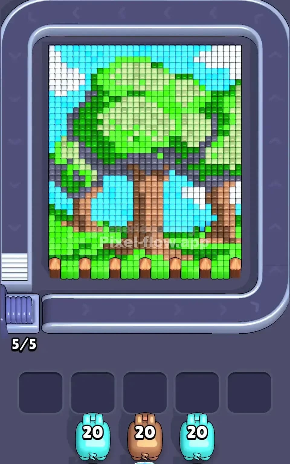 Pixel Flow Level 630 Screenshot