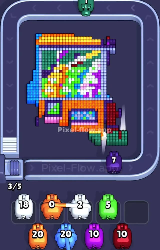 Pixel Flow Level 975 Solution 1