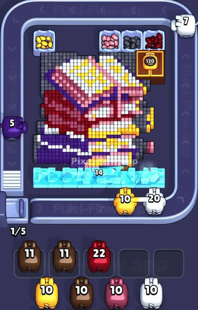 Pixel Flow Level 1305 Solution 1