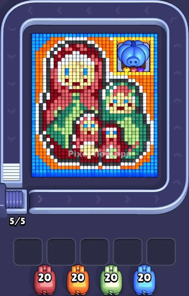 Pixel Flow Level 954 Gameplay