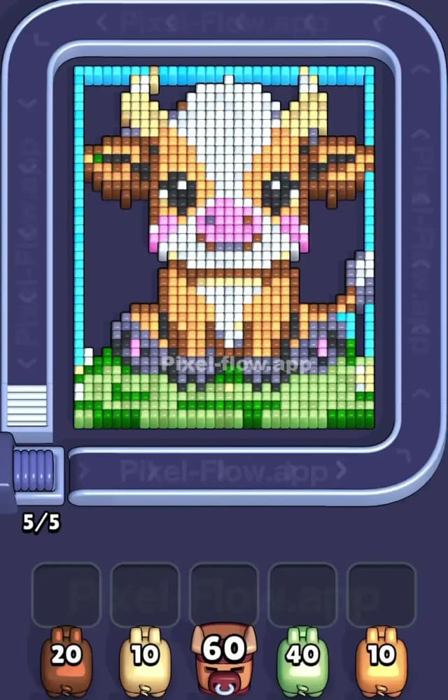 Pixel Flow Level 1319 Gameplay