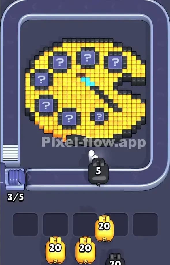 Pixel Flow Level 526 Gameplay