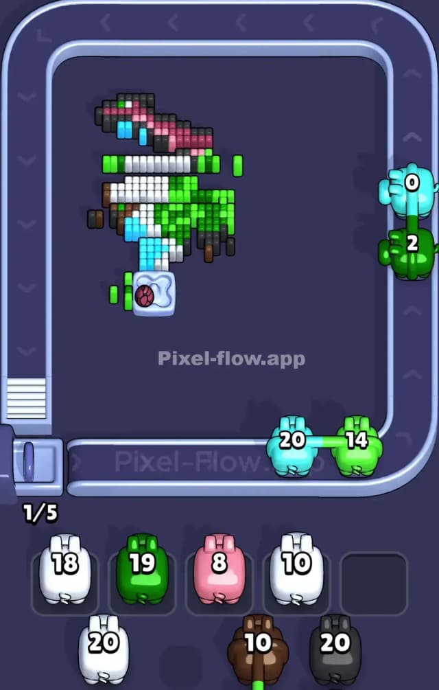 Pixel Flow Level 797 Solution 3