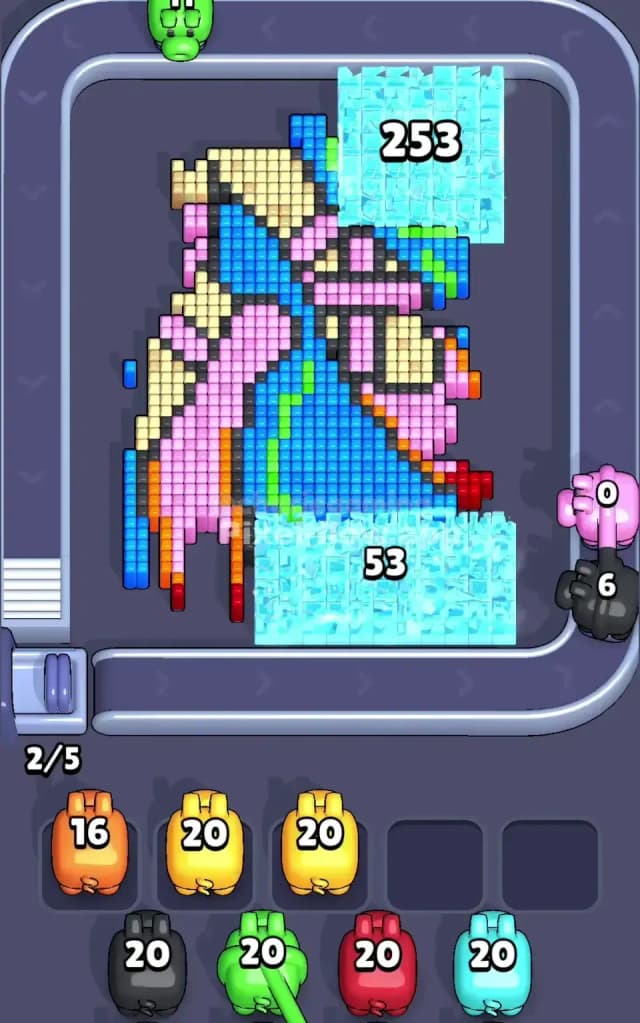 Pixel Flow Level 395 Solution 1