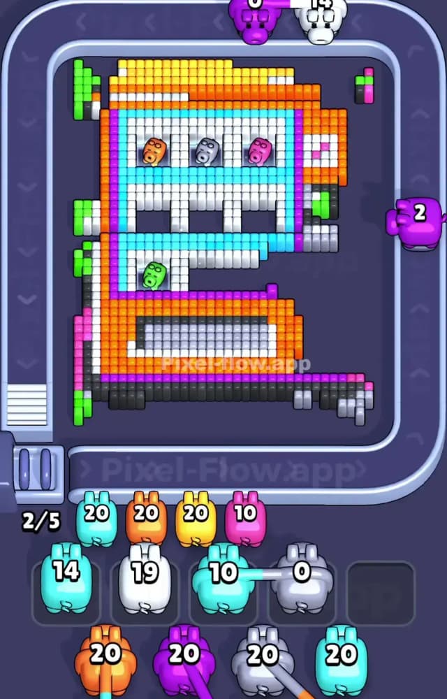 Pixel Flow Level 1066 Solution 1