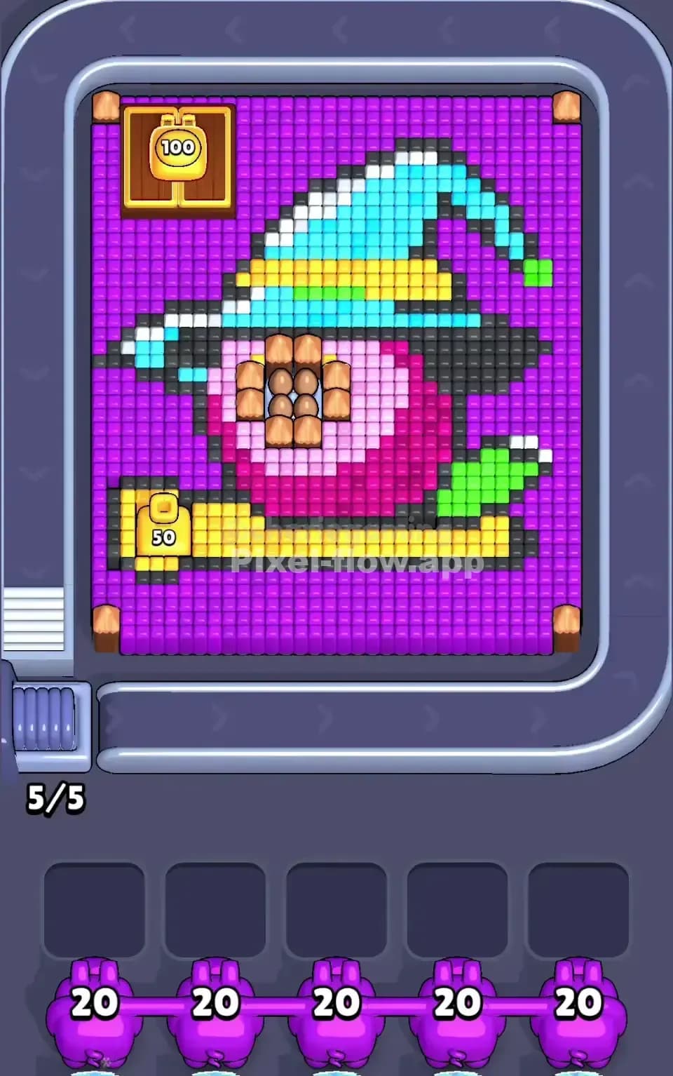 Pixel Flow Level 669 Screenshot