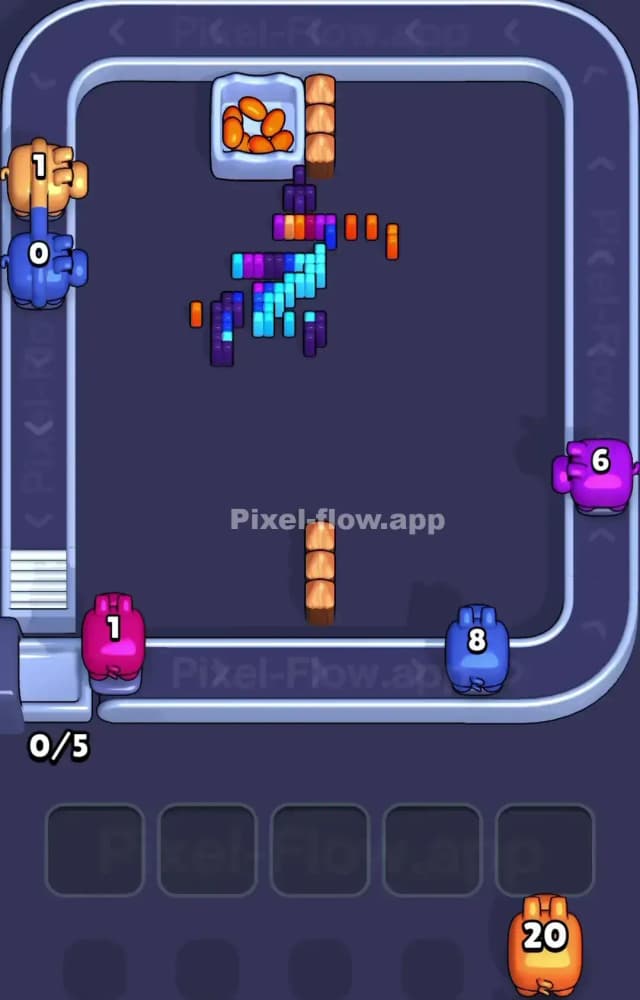 Pixel Flow Level 1204 Solution 3