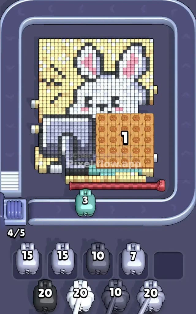 Pixel Flow Level 558 Solution 1