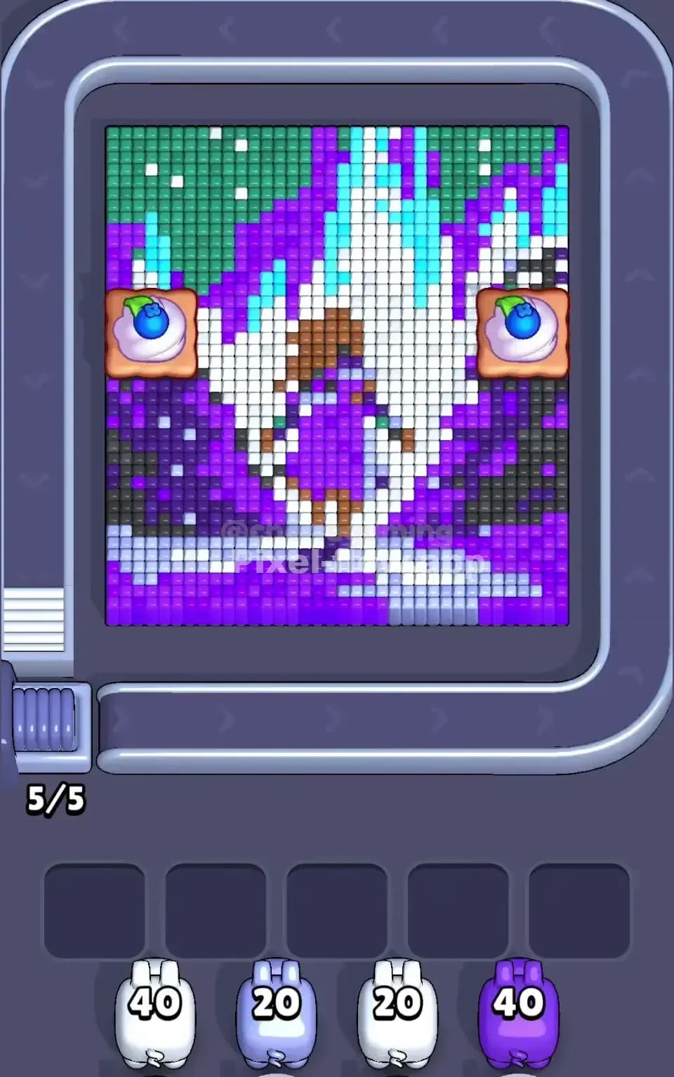 Pixel Flow Level 608 Screenshot