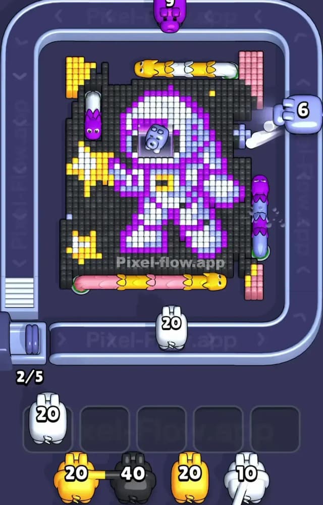 Pixel Flow Level 1131 Solution 2