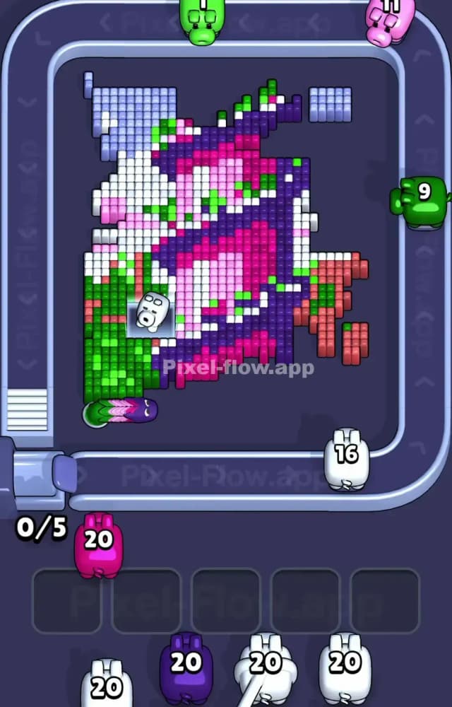 Pixel Flow Level 1436 Solution 1