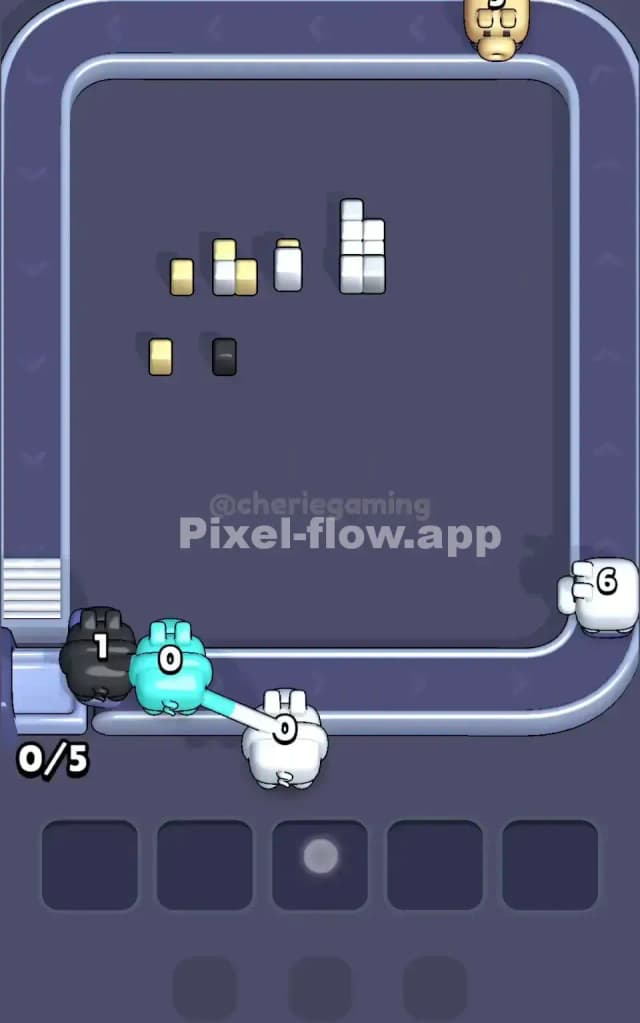 Pixel Flow Level 117 Solution 3