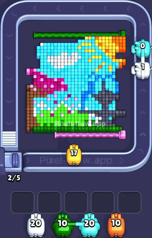 Pixel Flow Level 927 Solution 1