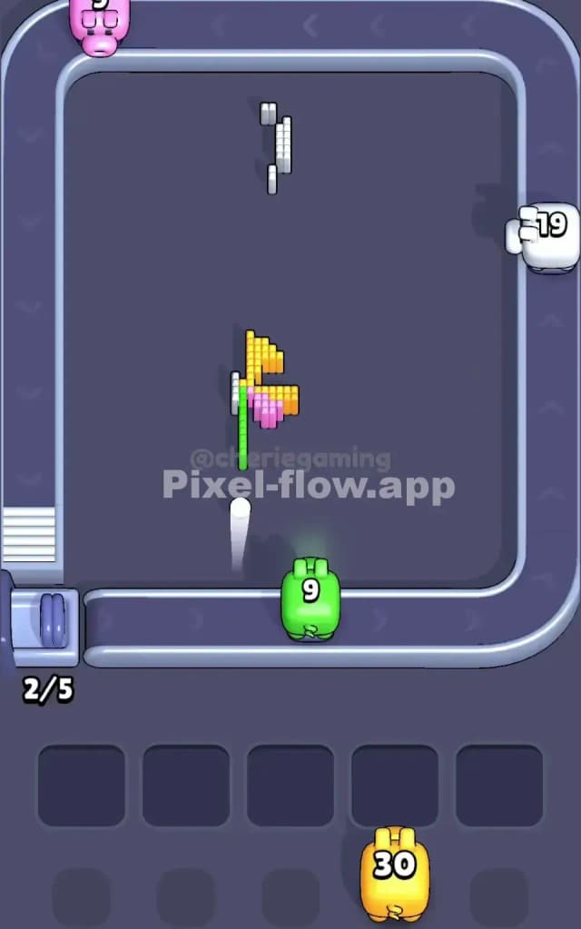 Pixel Flow Level 198 Solution 3