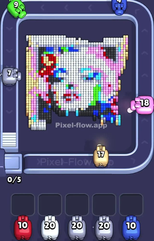 Pixel Flow Level 978 Solution 1