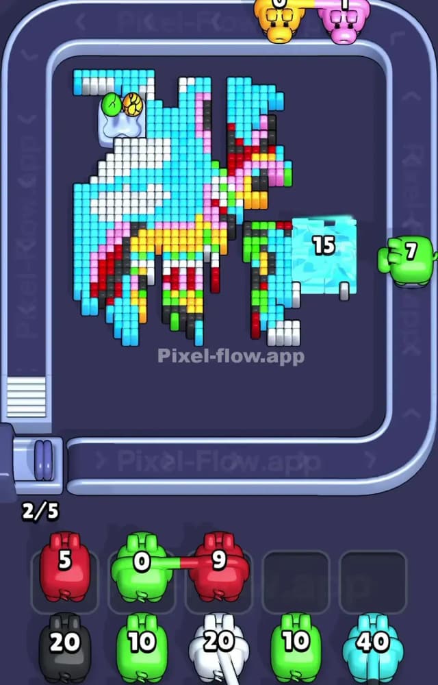 Pixel Flow Level 1306 Solution 2
