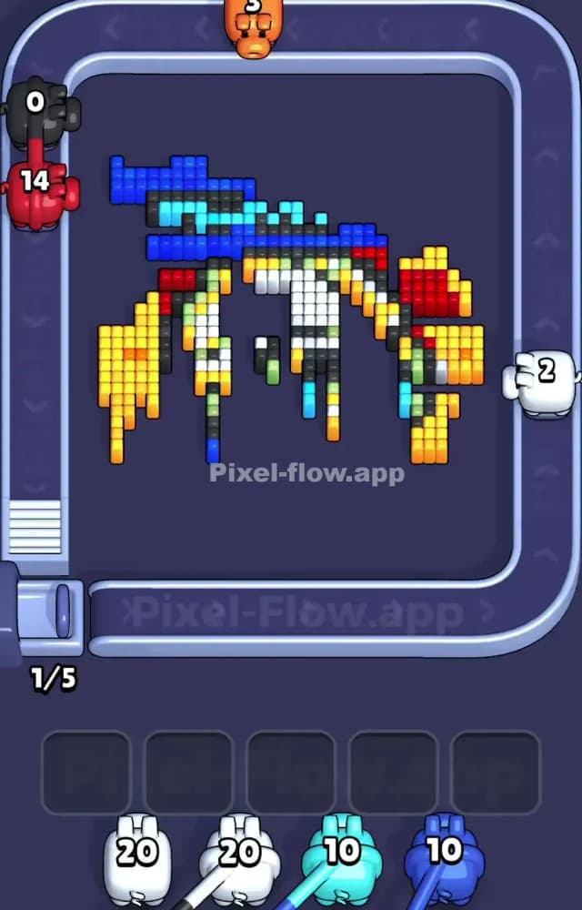 Pixel Flow Level 1005 Solution 1