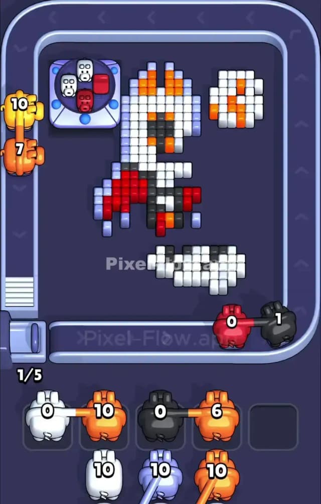 Pixel Flow Level 918 Solution 1