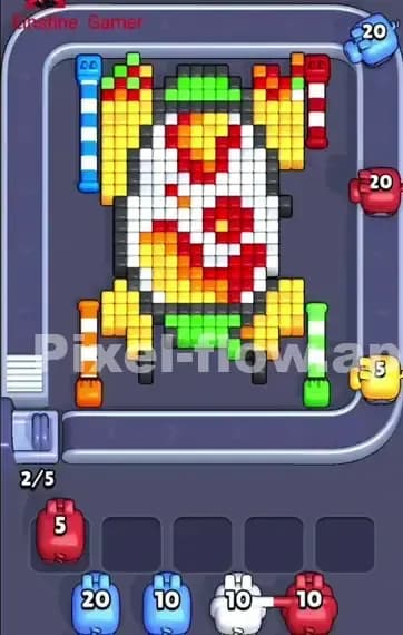 Pixel Flow Level 372 Solution 2