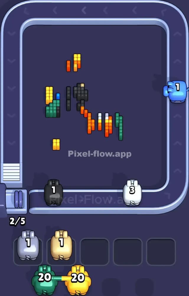 Pixel Flow Level 923 Solution 3