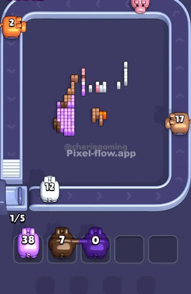 Pixel Flow Level 1777 Solution 3