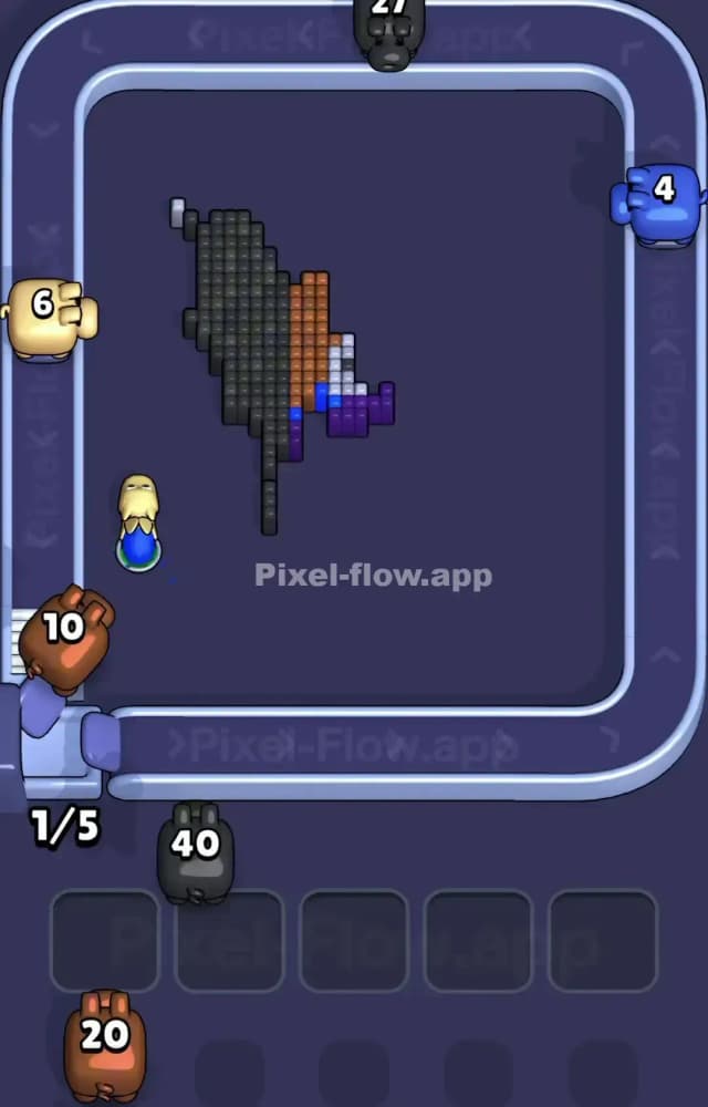 Pixel Flow Level 1166 Solution 3