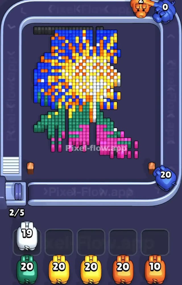 Pixel Flow Level 1226 Solution 2