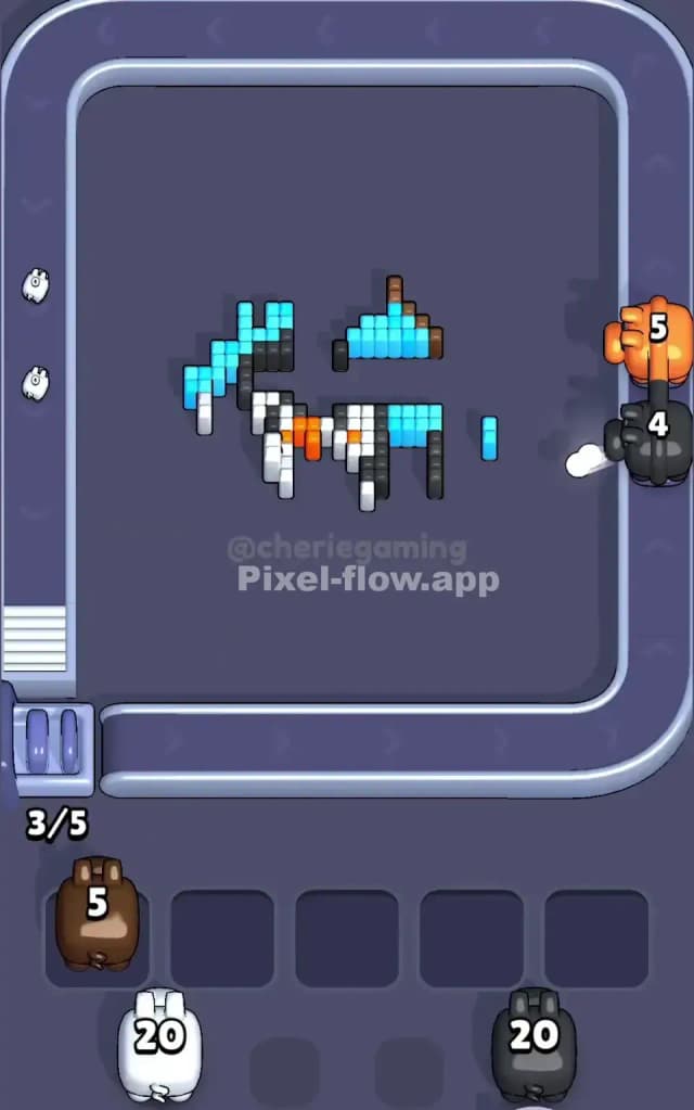 Pixel Flow Level 557 Solution 3