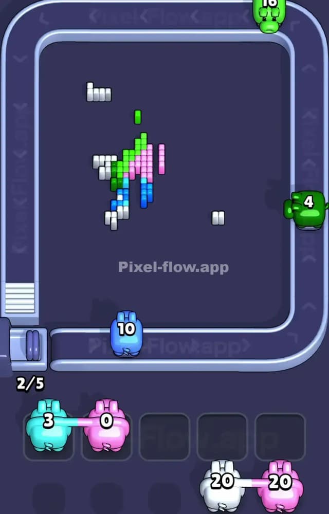 Pixel Flow Level 1460 Solution 3