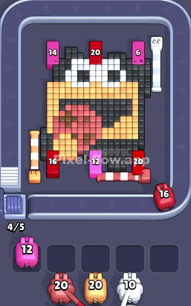 Pixel Flow Level 147 Solution 1