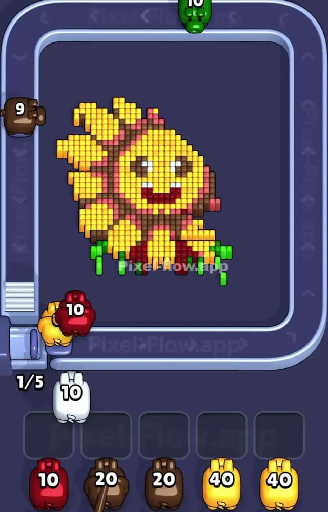 Pixel Flow Level 1127 Solution 2