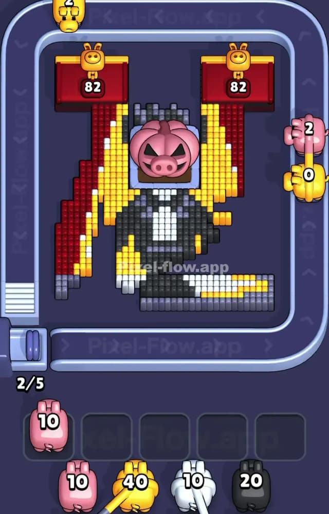 Pixel Flow Level 1413 Solution 2